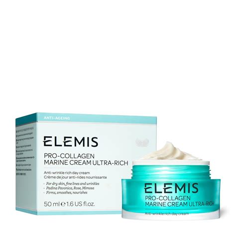 קרם לחות ליום 50 מ ל Pro Collagen Marine Cream Ultra Rich Elemis Mashbir 365