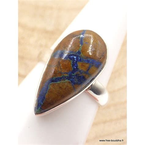 Bague Azurite Ovale Taille 51 52