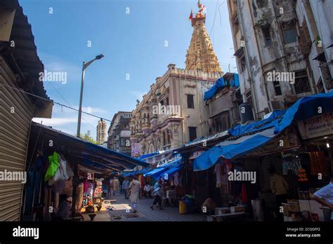 Mumbai India November View Of The Mumba Devi Temple Is A