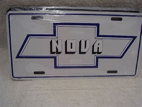 Chevrolet Nova License Plate Ebay