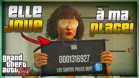 Elle Joue A Ma Place Et Apprend A Jouer A Gta Online Youtube