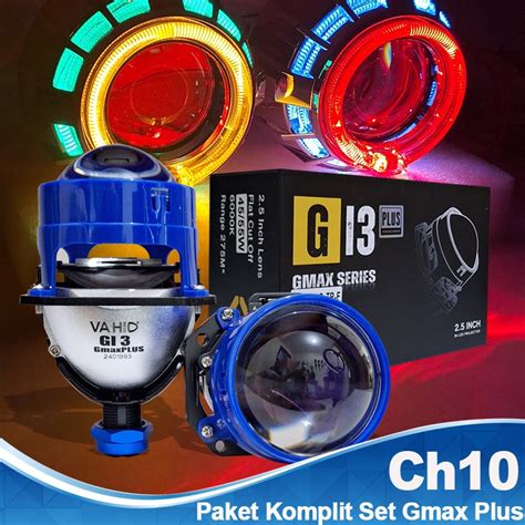 Jual Ch Gmax Plus Led Projector Vahid Inch Paket Komplit Set