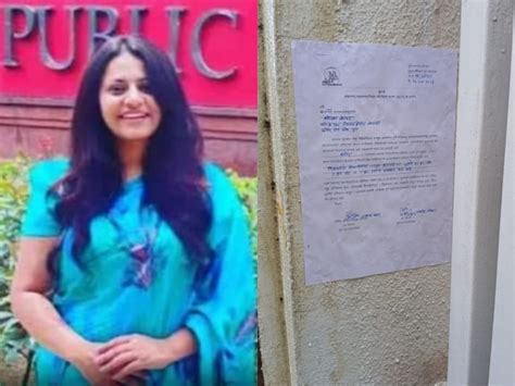 Pune Civic Body Issues Notice To Trainee Ias Officer Puja Khedkars Mother For Removing Illegal