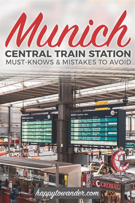 München Hauptbahnhof Guide: Everything you Need to Know About Munich ...