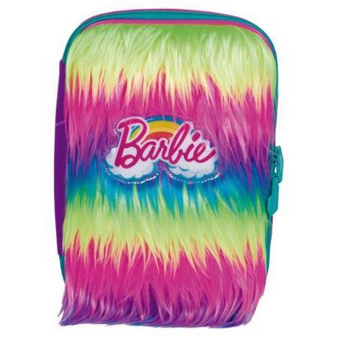 Estojo Escolar Grande Pelúcia Barbie Dreamtopia Sestini Shopee Brasil