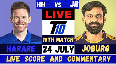 Live Harare Hurricanes Vs Joburg Buffaloes Hh Vs Jb Live Th Match