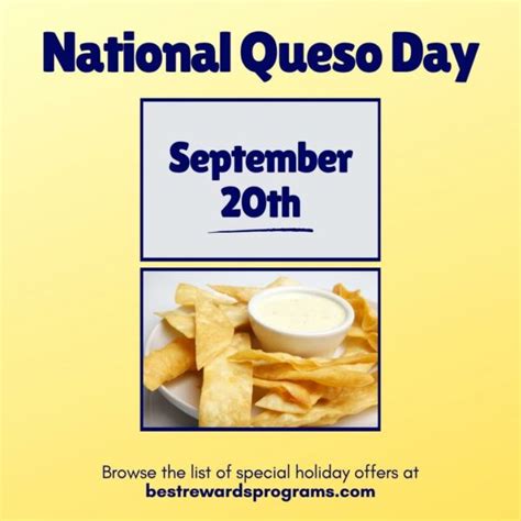 🧀 National Queso Day Deals 2023 | Best Rewards Programs