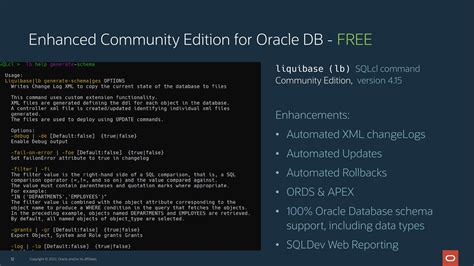 Oracle Change Management With Sqlcl And Liquibase Speaker Deck