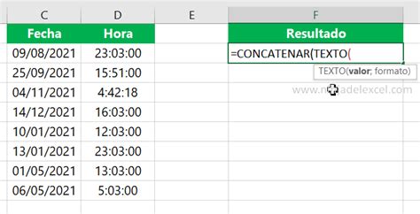 Como Combinar Fecha Y Hora En Excel Ninja Del Excel