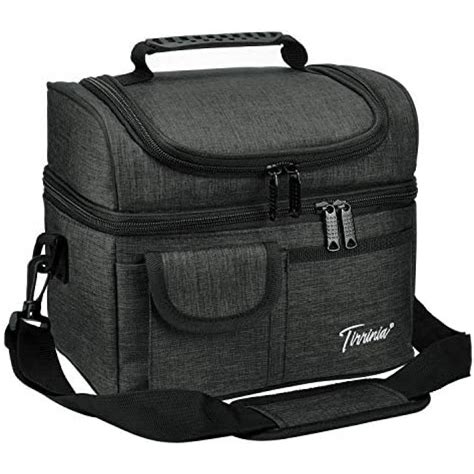 Tirrinia Insulated Lunch Bag Leakproof Thermal Bento