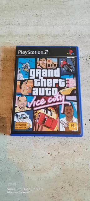 JEU PLAYSTATION 2 PS2 Grand Theft Auto Vice City Complet GTA SONY PAL