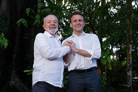 Brésil Lula Et Macron Célèbrent Des Partenariats Sur Lamazonie Et