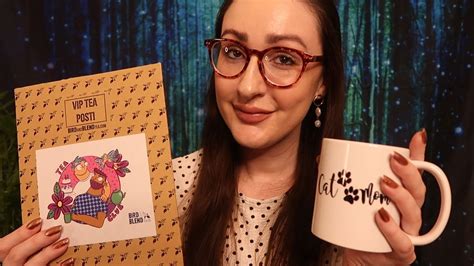 Asmr Unboxing Tea Subscription ☕ Soft Spoken Chatty Asmr With Tapping