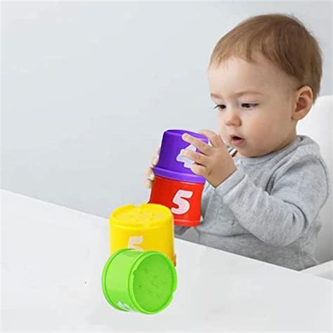 VIKSAUN 9 Tazas Vasos Juguetes Apilables Vasos Apilables Cubos