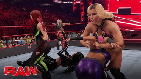 Wwe 2k22 Womens All Star No 1 Contenders Battle Royal [raw] Youtube