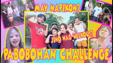 Pabobohan Challenge With My Classmates Youtube