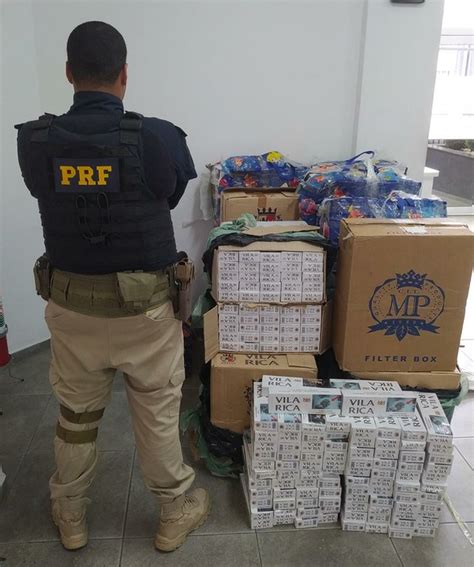 Prf Apreende 13 5 Mil Maços De Cigarro Na Fernão Dias Em Atibaia Sp