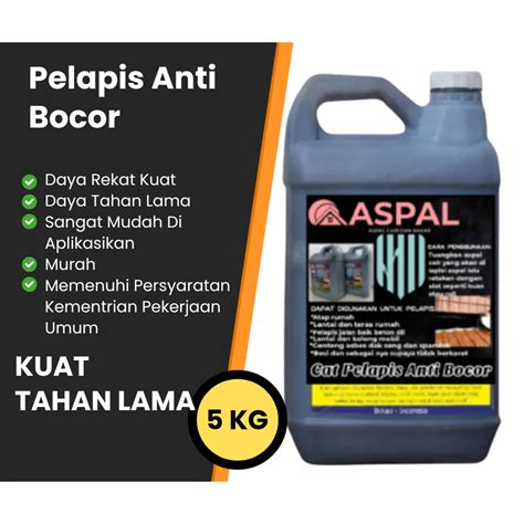 Jual Aspal Cair Emulsi Cat Pelapis Anti Bocor Waterproof Untuk Lantai