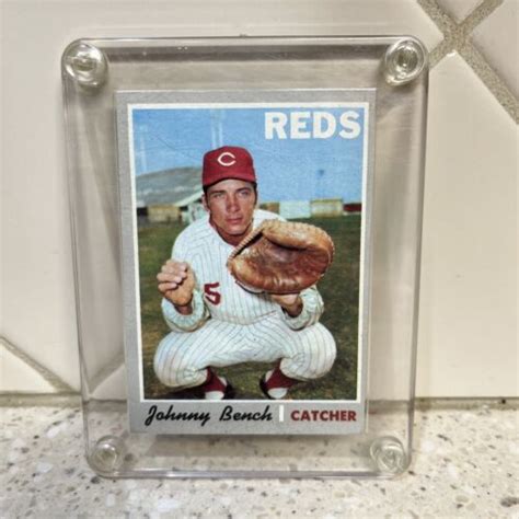 1970 TOPPS CARD 660 JOHNNY BENCH REDS EX EX EBay