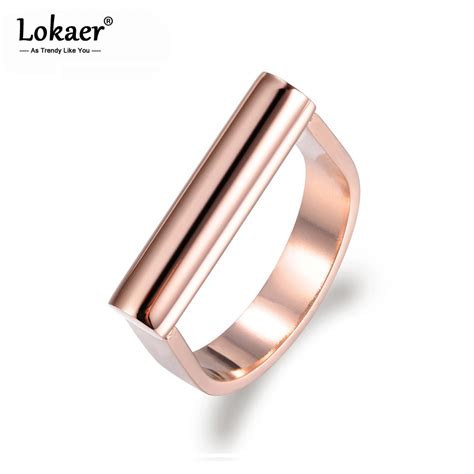 Wedding Rings Jewelry Love Design Classic Ring Trendy Titanium