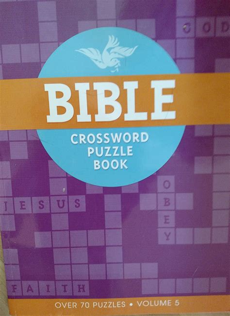 Bible Crossword Puzzle Book Over 70 Puzzles Volume 5 By The Clever