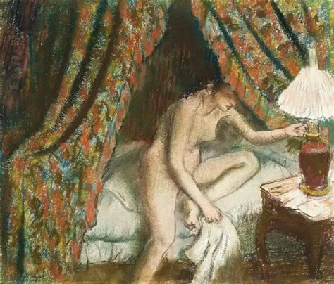 Edgar Degas Naked Woman In Bed Retiring Picture Color Codes