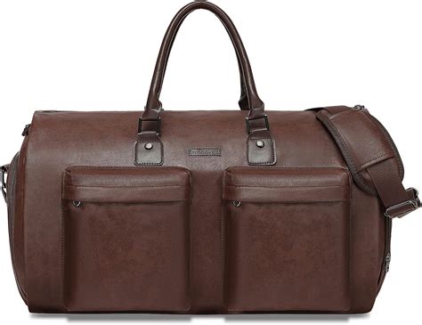 Amazon Modoker Convertible Leather Garment Bag Carry On Garment