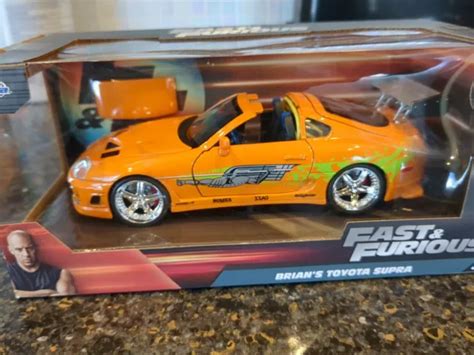 JADA TOYS Fast And Furious Brian S Toyota Supra 1995 1 24 Orange