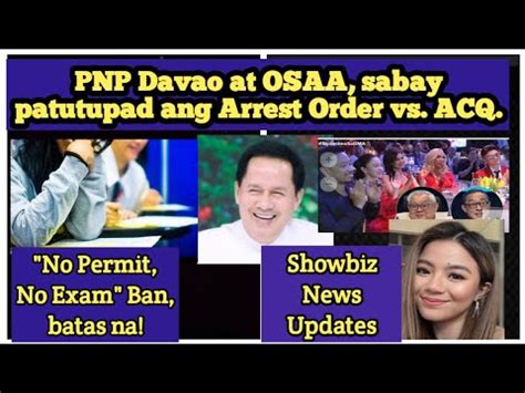 Live Davao Pnp Nakahanda Na Anumang Oras Para Sa Arrest Order No