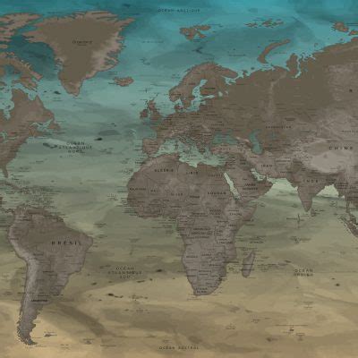 Mappemonde Métal Carte Monde Métallique Achat