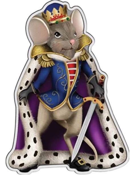 MOUSE KING Nutcracker 1 Oz Silver Coin 2$ Solomon Islands 2023