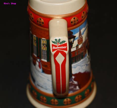 S Budweiser Handcrafted Holiday Stein Collection Etsy