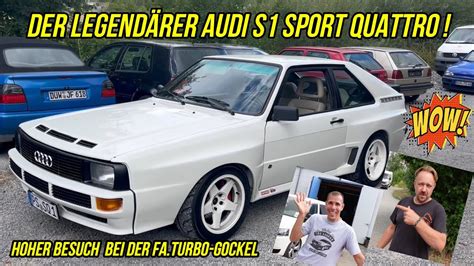 Hoher Besuch Bei Der Fa Turbo Gockel Der Legend Rer Audi S Sport