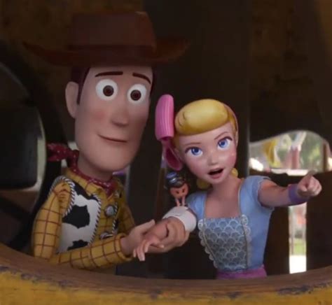 Two Toy Figures Are Standing Next To Each Other In A Scene From The Movie Toy Story