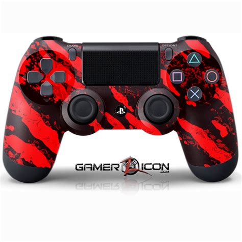 PS4 Savage Red Controller – Gamerzicon.com – Your Leader for PS3 & Xbox ...