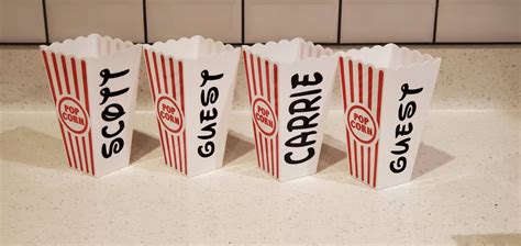 Personalized Popcorn Bucket Popcorn Holder Movie Night - Etsy