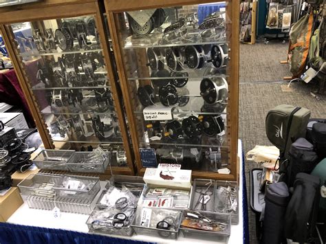 Badger Creek Fly Tying Fly Reel Display Lancaster Fly Fishing Show