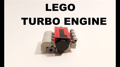 Lego Mini Engine 4g63 Turbo How To Build Youtube