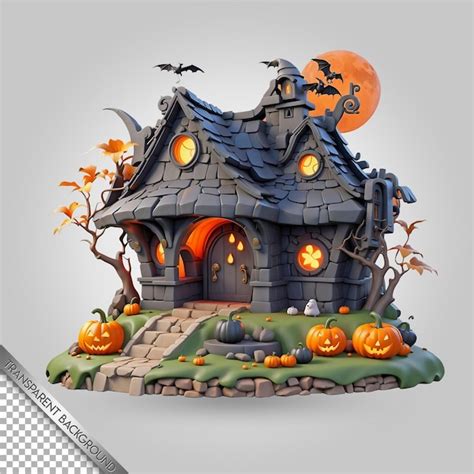 A Halloween House With Pumpkins On The Front And The Words Pumpkins On