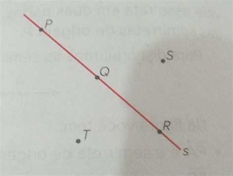 Observe A Figura Ao Lado E Responda A Como Foi Nomeada A Reta