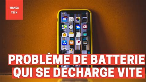 Comment résoudre le problème de batterie qui se décharge vite YouTube