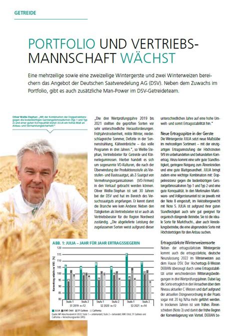 DSV Portfolio und Vertriebsmannschaft wächst