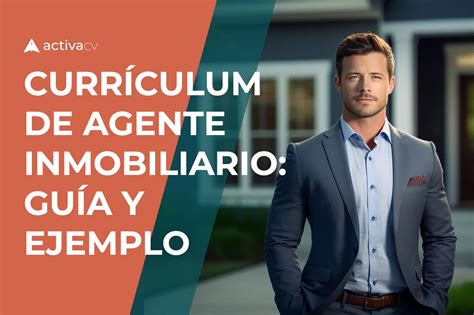 Curr Culum De Agente Inmobiliario Ejemplos Para Descargar