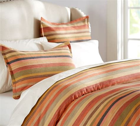 Logan Stripe Duvet Cover And Sham Pottery Barn