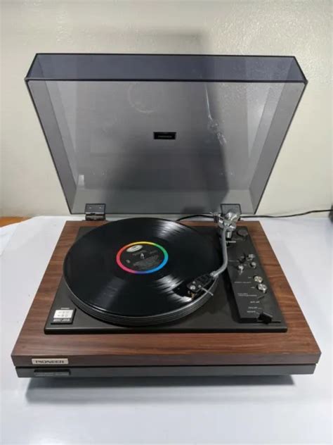 Vintage Pioneer Pl D Direct Drive Auto Return Turntable