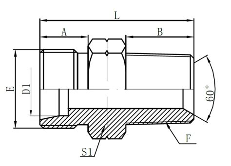 Wholesale Convert G Thread NPT With Metric Male 24 H T BSPP