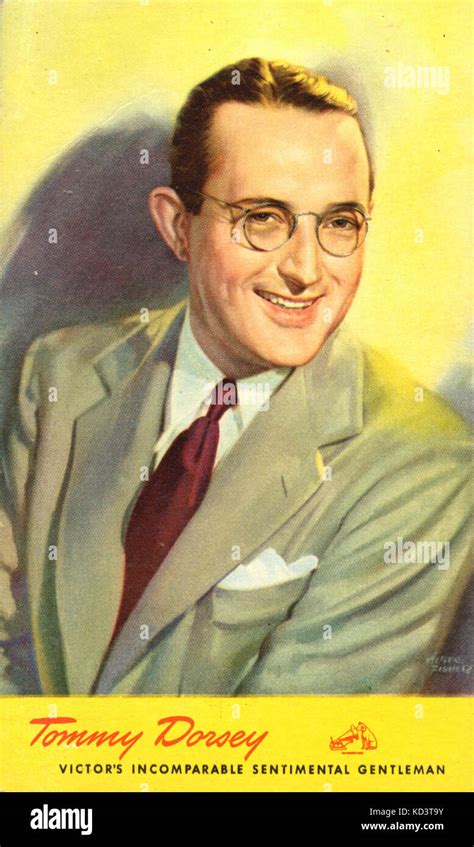 DORSEY Tommy Portrait Victor Postcard American Bandleader