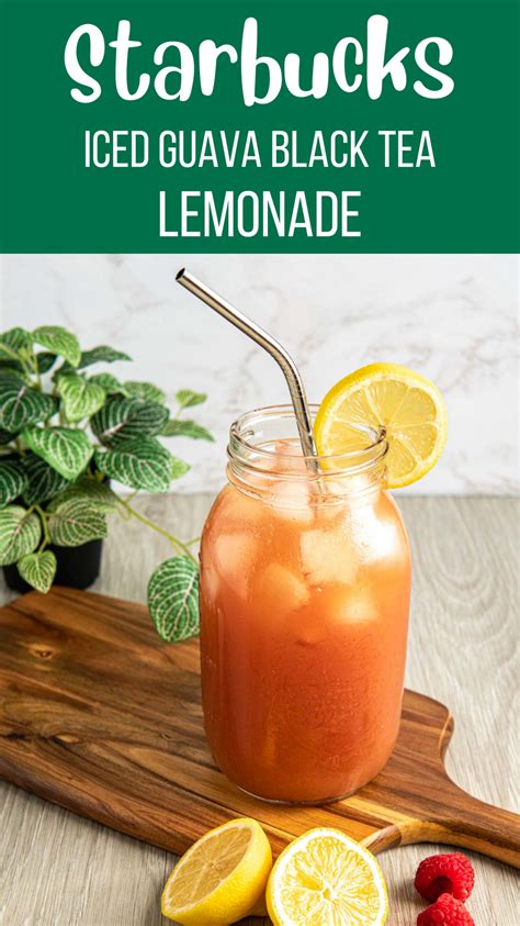 This Starbucks Copycat Iced Guava Black Tea Lemonade Is A Refreshing