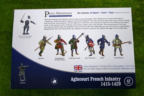 Perry Miniatures Agincourt French Infantry 1415 1429 28mm Plastic Set