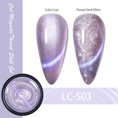 LILYCUTE 7ML Sequins Gel Nail Polish UV LED Magnetic Thread Gel Varnish